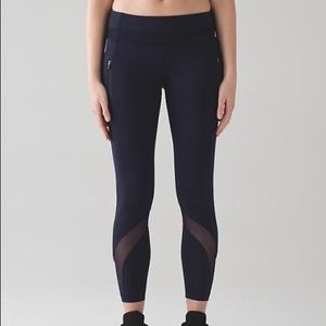 lululemon navy blue  inspire tight